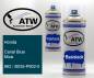 Preview: Honda, Canal Blue Mica, 862 / B035-P902-0: 400ml Sprühdose + 400ml Klarlack - Set, von ATW Autoteile West.